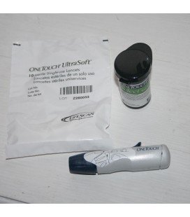 Ручка для прокола OneTouch Ultra Soft + 10 ланцетов+10 тест-полосок Select