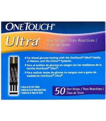 Тест-полоски One Touch Ultra, 50 шт.