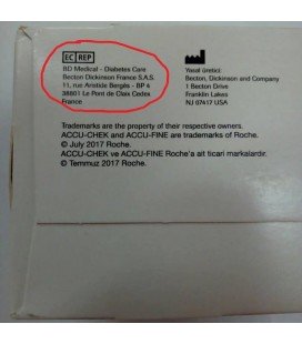 Иглы для шприц-ручек Accu-Fine 6 мм, 100 шт.