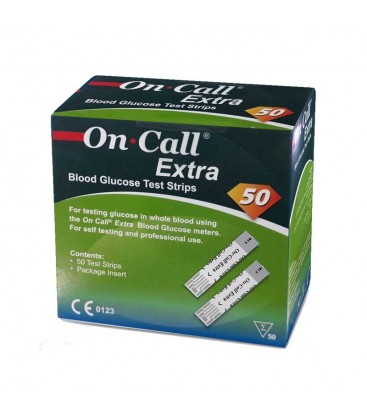 Тест-полоски On-Call Extra, 50 шт.