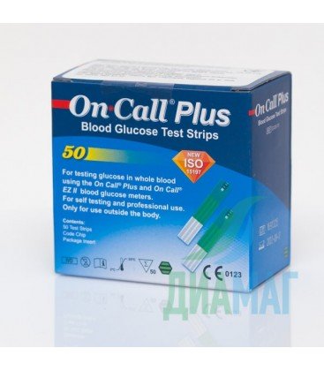 Тест-смужки On-Call Plus, 50 шт.