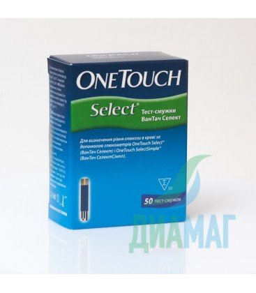 Тест-смужки One Touch Select, 50 шт.