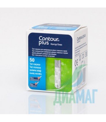 Тест-смужки Contour Plus, 50 шт.