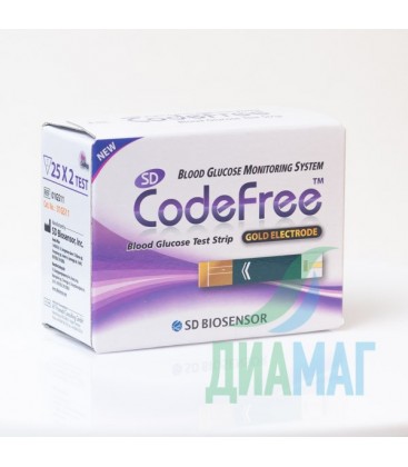Тест-полоски CodeFree, 50 шт.