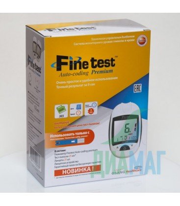 Глюкометр Fine Test + 100 тест-смужок