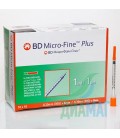 Шприци BD Micro-Fine Plus, 10 шт. (U-100 / 1,0 мл) (В упаковці)