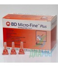 Иглы для шприц-ручек BD Micro-Fine Plus 6 мм, 100 шт.