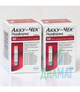 Тест-смужки Accu-Chek Performa, 100 шт.