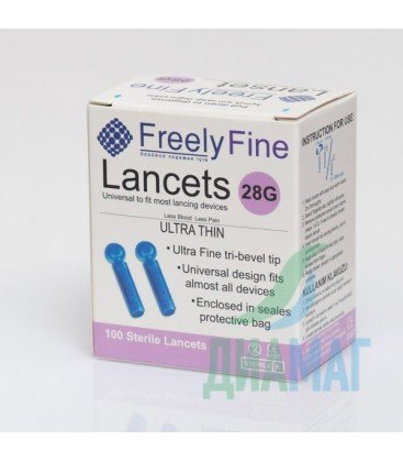 Ланцеты универсальные 28G, 100 шт.