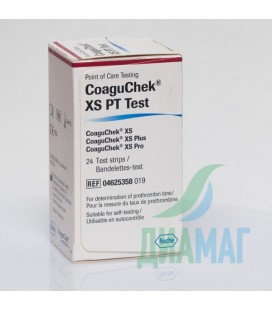 Тест-смужки CoaguChek XS, 24 шт.
