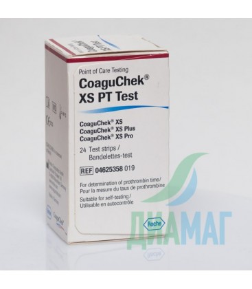 Тест-смужки CoaguChek XS, 24 шт.