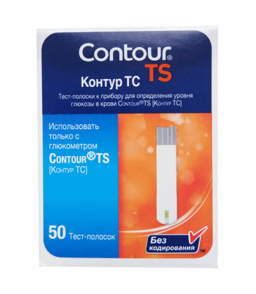 Тест-полоски Contour TS, 50 шт.