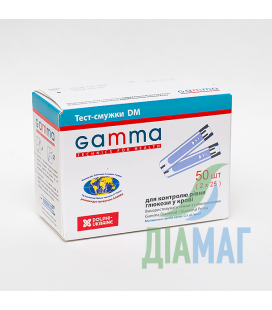 Тест-смужки Gamma Diamond, 50 шт.