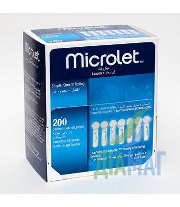 Ланцети Microlet, 200 шт.