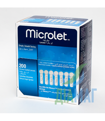 Ланцети Microlet, 200 шт.