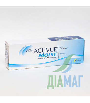 Контактные линзы 1-Day Acuvue Moist, 30 шт.