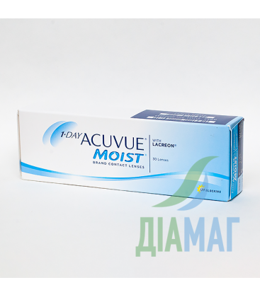 Контактные линзы 1-Day Acuvue Moist, 30 шт.
