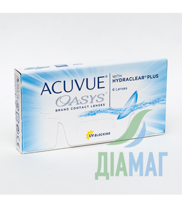 Контактні лінзи Acuvue Oasys, 6 шт.