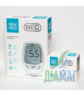 Глюкометр NEWMED NEO + 50 тест-смужок
