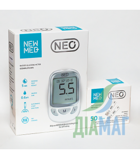 Глюкометр NEWMED NEO + 50 тест-смужок