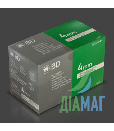 Голки для шприц-ручок BD Micro-Fine 4 мм, 100 шт.