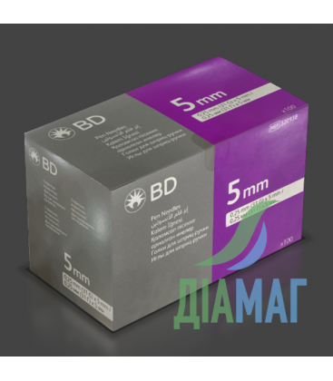 Голки для шприц-ручок BD Micro-Fine 5 мм, 100 шт.